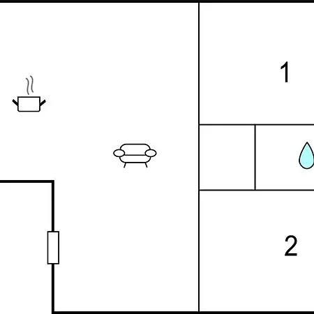 2 Bedroom Cozy In *
